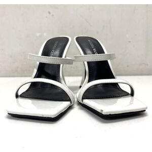 95936  Azalea Wang White Strappy Heels Women's Size 7